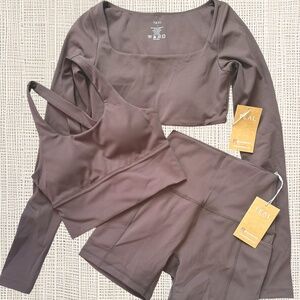 Active by Teal 3 pc. set - brown